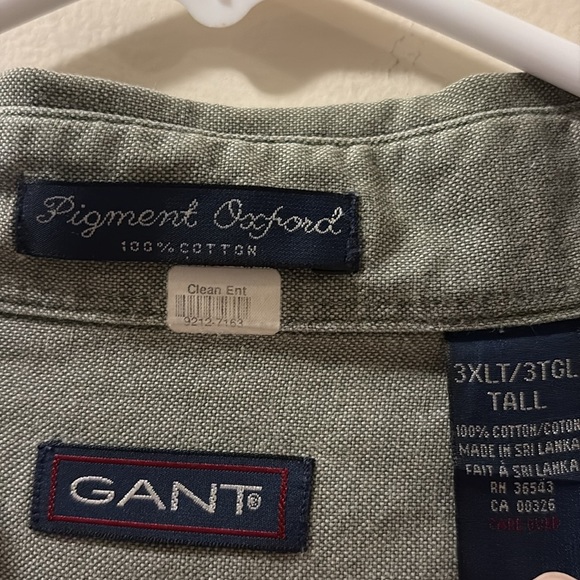 Gant Green Oxford Button-Up Shirt - men’s 3XLT - 100% cotton - great condition - Picture 2 of 5